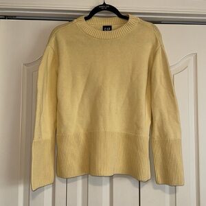 GAP | 100% Cotton Butter Yellow Sweater